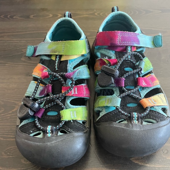 Keen Kids Hiking Outdoor Multi Coloured Sandals Size 12 - Picture 9 of 9